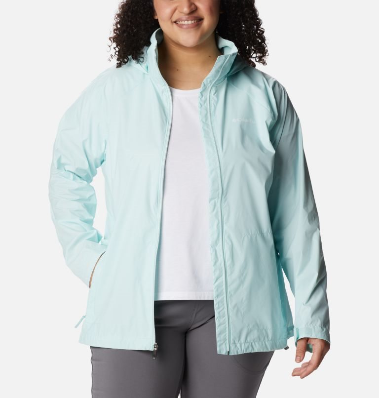 Women's Columbia Switchback III Jackets Turquoise | Plus Size CA-J630L